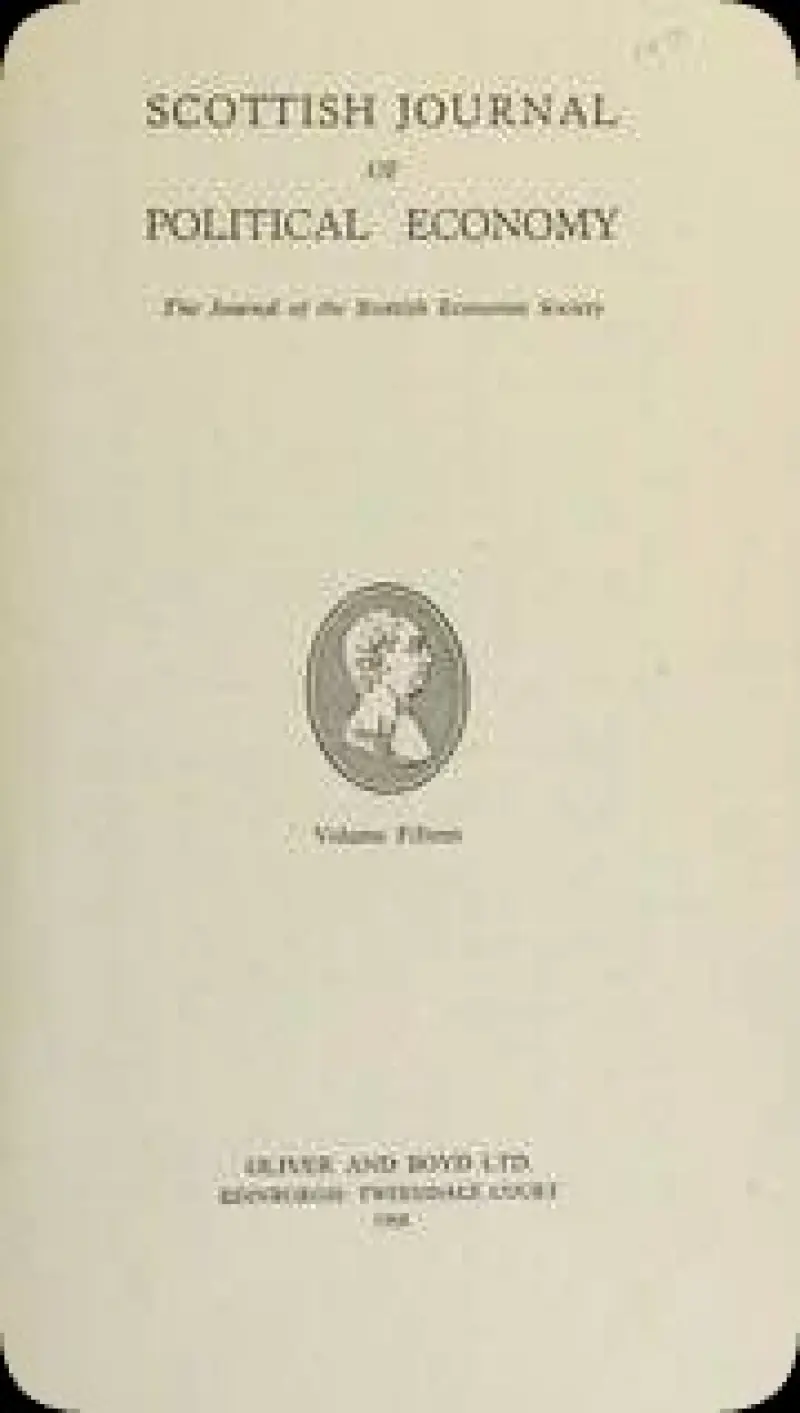 مجله اقتصاد سیاسی اسکاتلندی 1968