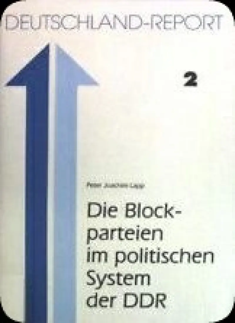   آلمانی [de]   PDF   2.7MB   1988  حزب‌های بلوکی در نظام سیاسی جمهوری دموکراتیک آلمان  پیتر یواخیم لپ