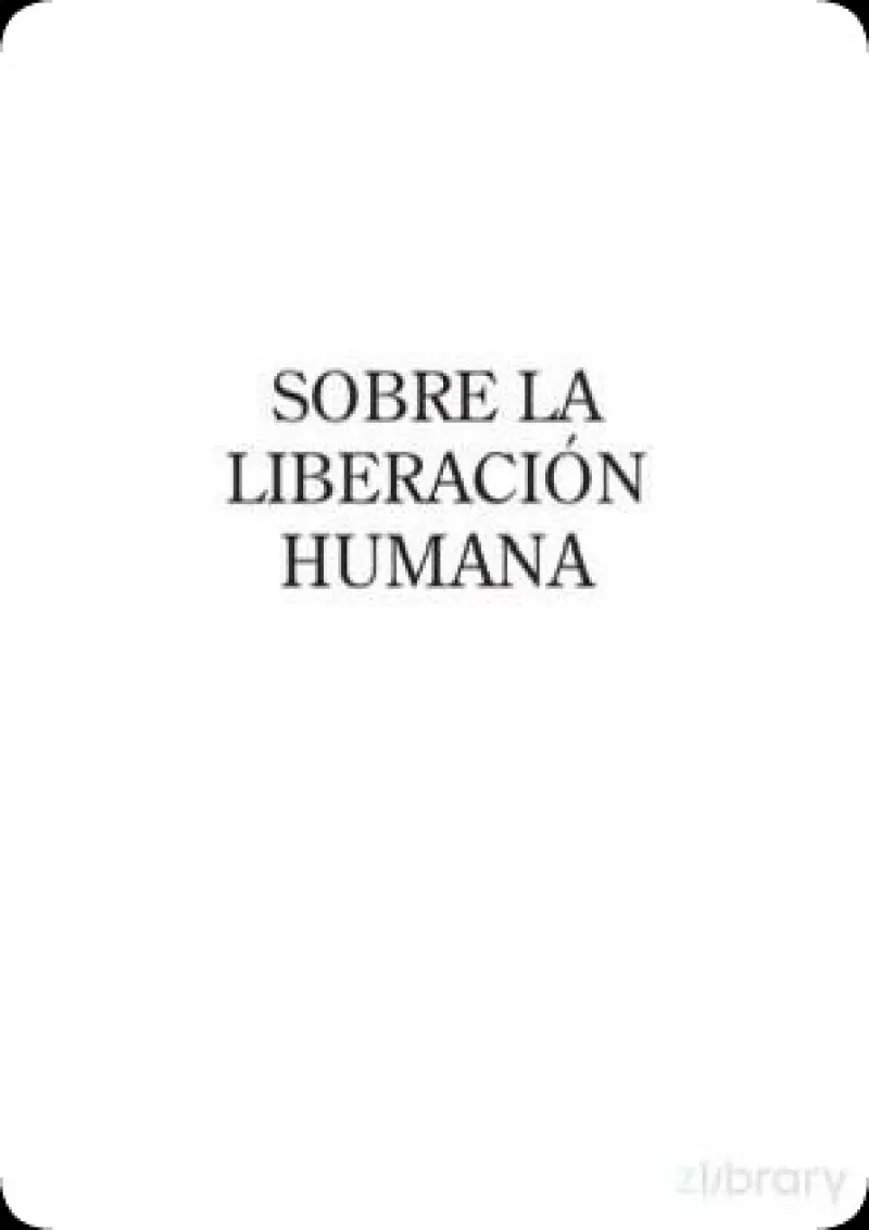 درباره آزادی انسانی  نسخه اسپانیایی 